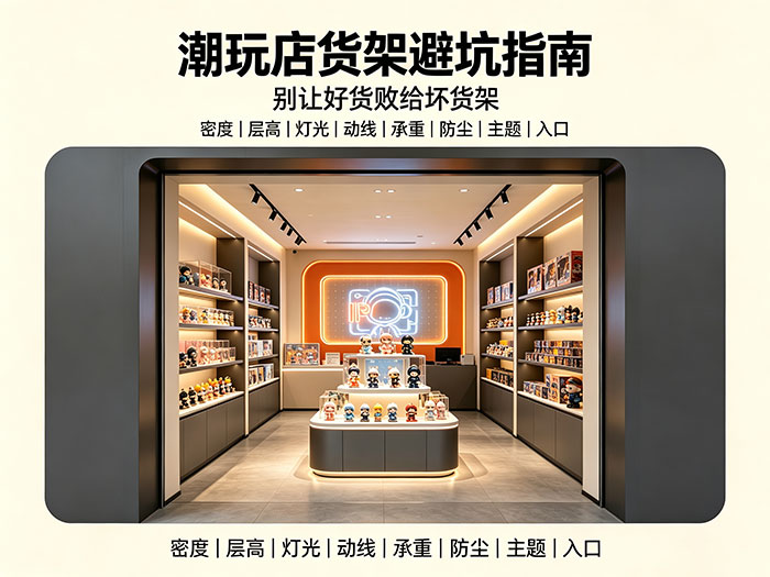 实体零售店货架避坑指南之潮玩店货架常踩的几个坑