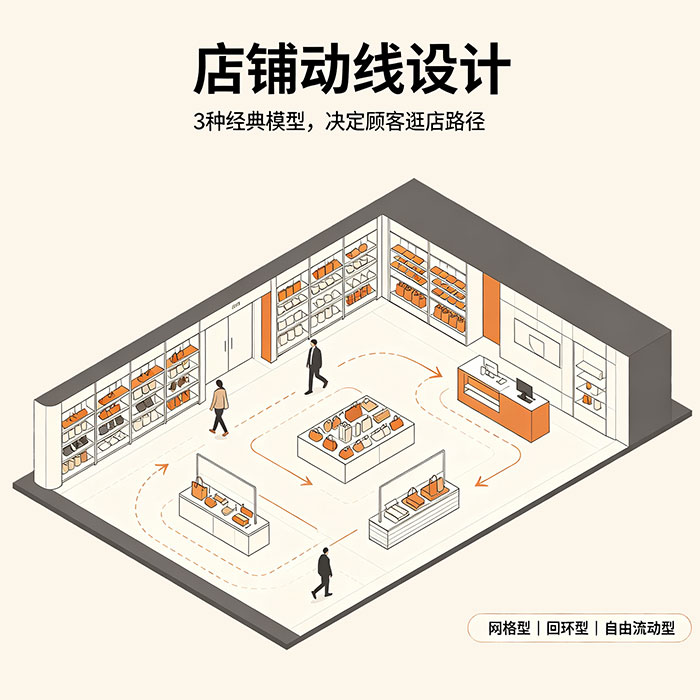 门店3大经典动线模型：选对动线，营业额多赚30%